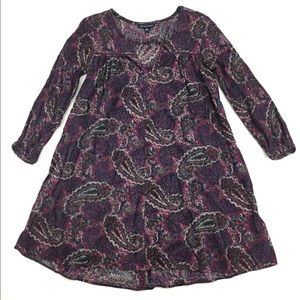 American Eagle Outfitters Paisley Tunic Dress